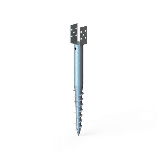 No Dig Ground Screw Anchor Hot-Dip Galvanized Steel for 4x4 Post Mailbox Fence Solar Mounting YANGLIN