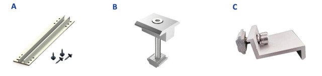 Trapezoidal Metal Roof Mounting Railless Solution Alu6005-T5 Anodized 60m/s Wind Resistance for Solar Panels Installation