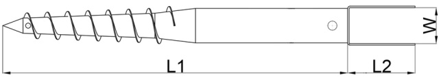 No Dig Ground Screw Anchor Hot-Dip Galvanized Steel for 4x4 Post Mailbox Fence Solar Mounting YANGLIN