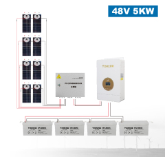 5KW Off Grid Solar Kit Full Power, Long Life, Low Temp Resistant for Home and Commercial Use TORCHN
