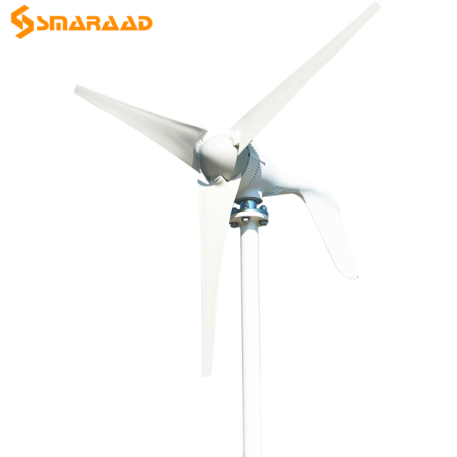 Smaraad SS 400W-1000W Horizontal Wind Turbine Low Start-up Speed High Efficiency for Home Off-grid Power China