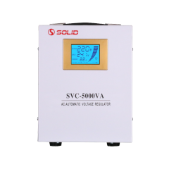 SVC-5KVA Single Phase Automatic Voltage Regulator 150-250V Input 220V±2% Output for Industrial & Renewable Energy Systems