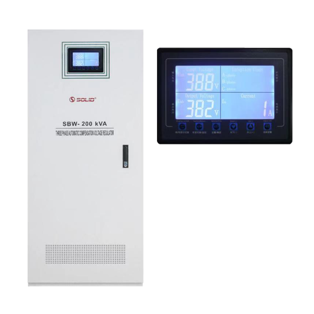 SBW-200KVA Compensation Automatic Voltage Regulator High Precision ±1% 380V Stabilizer for Industrial Power Systems