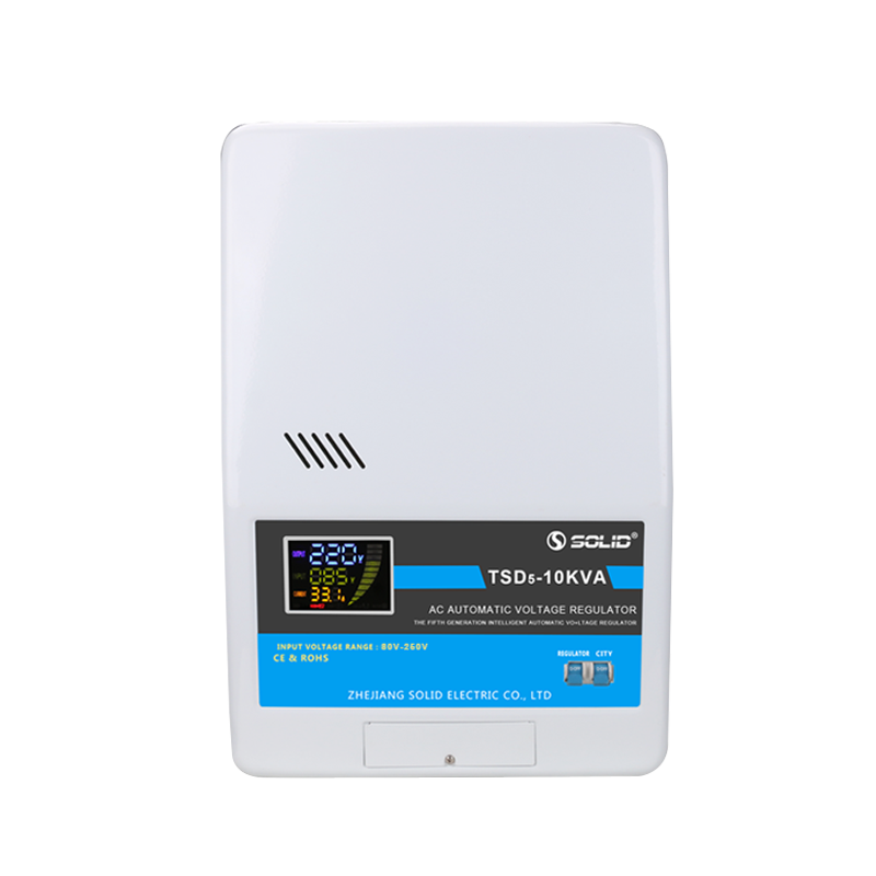 TSD5-10KVA Single Phase Automatic Voltage Regulator 150-250V Input 220V±2% Output for Industrial & Renewable Energy Systems