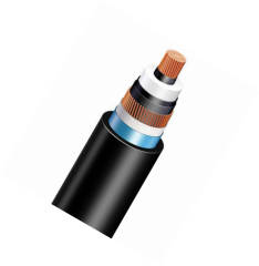 Power Cable HV - 127/230(245)KV HV POWER CABLE XLPE Insulated Corrugated Aluminum Sheath for Power Transmission IEC 60840