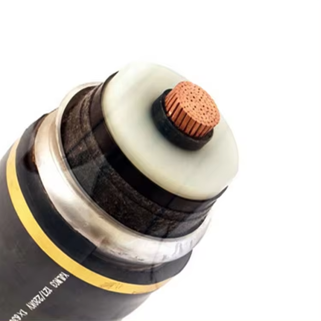 Power Cable HV - 127/230(245)KV HV POWER CABLE XLPE Insulated Corrugated Aluminum Sheath for Power Transmission IEC 60840