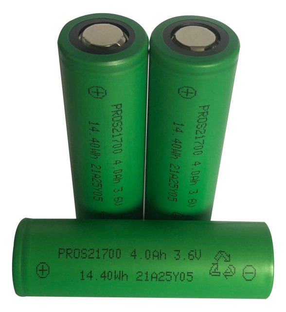 PR0S 21700 4.0Ah (5C) High-Discharge Cylindrical Lithium Battery for Energy Storage and EV Applications