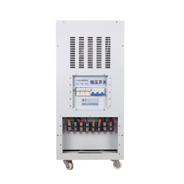 SBW-W-100KVA Three Phase Automatic Voltage Regulator 260-430V Input 380V±2% Output for Industrial & Renewable Energy Systems