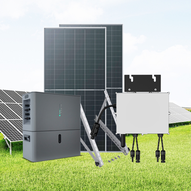 Balcony Micro Inverter System Compact Design for Residential Solar Power Optimization