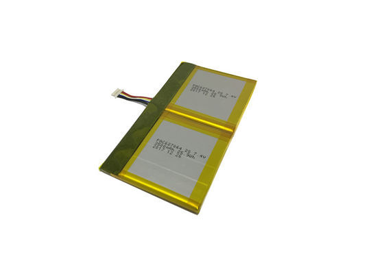 2S1P 7.4V 3500mAh Rechargeable Lithium Polymer Battery High Energy Density for Medical Tablets PAC627064
