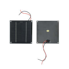 Keruft_Mono Epoxy Resin Solar Panel 18V 70mA 111x111x4.5mm High-Efficiency Mini Lightweight for DIY Educational Models Keruft