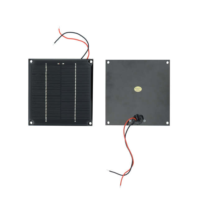 Keruft_Mono Epoxy Resin Solar Panel 18V 70mA 111x111x4.5mm High-Efficiency Mini Lightweight for DIY Educational Models Keruft
