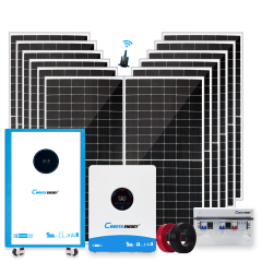 12KW Solar Energy System 12KVA LBC-48400C Off-grid Hybrid Inverter with 20kWh Lithium Battery for Residential and Commercial Use Cworth Energy