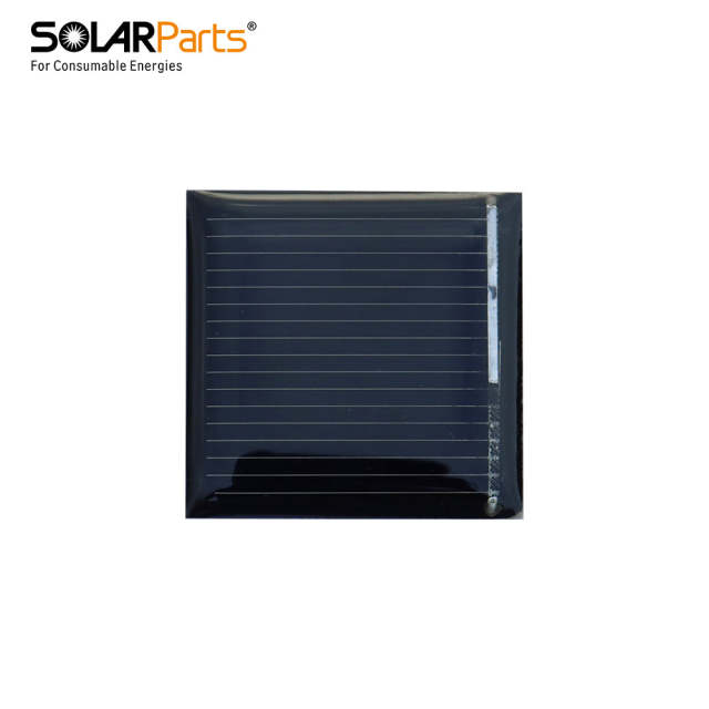 Keruft_Mono Epoxy Resin Solar Panel 0.5V 250MA 28x28x3mm High-Efficiency Mini Solar Cell for DIY Educational Models and Portable Charging Keruft