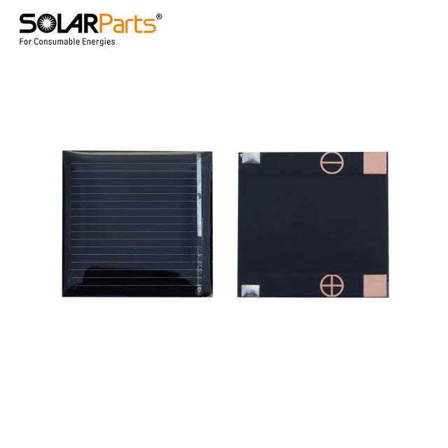 Keruft_Mono Epoxy Resin Solar Panel 0.5V 250MA 28x28x3mm High-Efficiency Mini Solar Cell for DIY Educational Models and Portable Charging Keruft