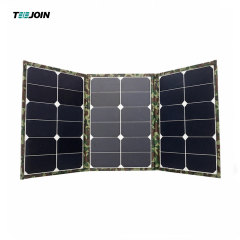 Dual USB Output 150W 18V Folding Solar Panel High-Efficiency Waterproof for Outdoor Camping Hiking RVs Teejoin