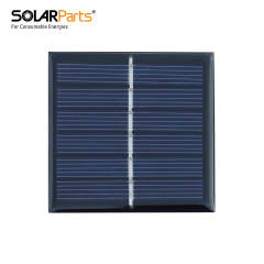Keruft_Mono Epoxy Resin Solar Panel 3V 50mA 60 x 60 x 3mm Mini Lightweight High-Efficiency for DIY Educational Models Keruft