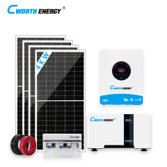 4KW Solar Energy System 4KVA LBD-24200C Off-Grid Home & Industrial Power Backup with MPPT Controller Cworth Energy