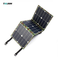 Dual USB Output 150W 18V Folding Solar Panel High-Efficiency Waterproof for Outdoor Camping Hiking RVs Teejoin