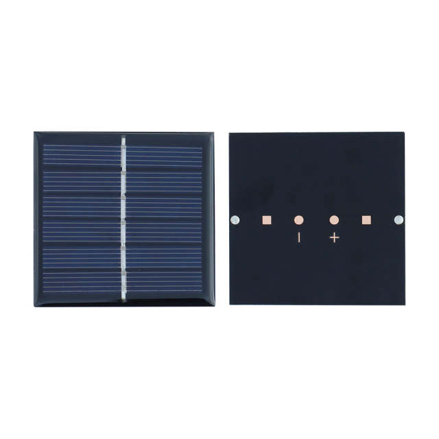 Keruft_Mono Epoxy Resin Solar Panel 3V 50mA 60 x 60 x 3mm Mini Lightweight High-Efficiency for DIY Educational Models Keruft