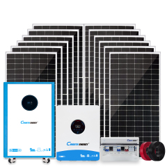 12KW Solar Energy System 12KVA LBC-48400C Off-grid Hybrid Inverter with 20kWh Lithium Battery for Residential and Commercial Use Cworth Energy