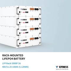 48V Lithium Iron Phosphate Rack Battery 100Ah 5kWh for Energy Storage Systems LYBESS
