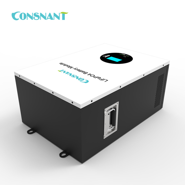 Wall Mount LiFePO4 Battery Pack 48V 200Ah High Safety Long Cycle Life for Indoor Distribution Stations Consnant