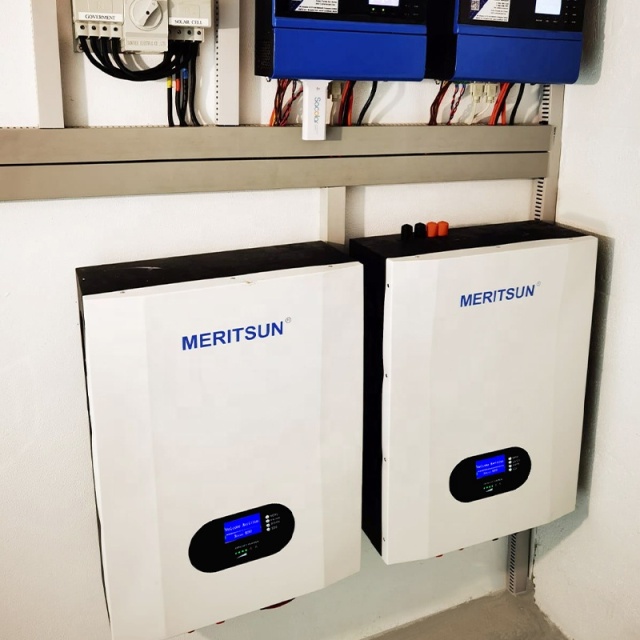 LiFePO4 Powerwall Battery 48V 200Ah 10kWh for Hybrid Off-Grid Solar Systems MeritSun