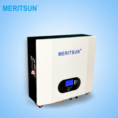 LiFePO4 48V 150Ah 10KWh Lithium Battery Wall Storage for Off-Grid Solar Power Systems MeritSun