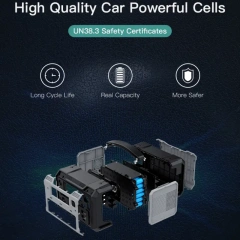 500Wh Portable Power Station 500W Output with Multiple Ports for Outdoor Camping and Emergency Backup