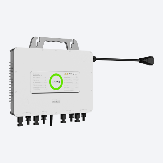 M2 Series Microinverter 2/4 Individual MPPTs 97.0% Efficiency Solar PV Systems SAJ