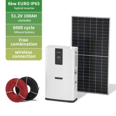 All in One Solar Kits 6kw 15kwh Easy Installation LiFePO4 Battery Off-Grid Home System ONESUN