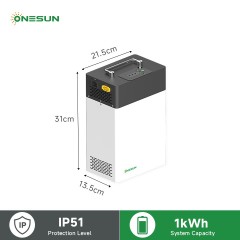 All-in-One Lithium Battery Inverter Hybrid 3.2V 314Ah 300W Solar Power Storage for Home Energy Backup