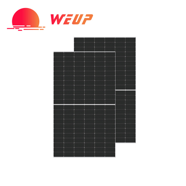 500W Mono Half Cut MBB Solar Panel 182mm PERC Cells High Efficiency for Residential and Commercial PV Systems Weupower