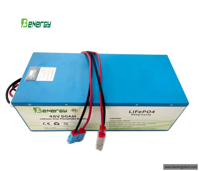 48V 60Ah LiFePO4 Battery Rechargeable Deep Cycle for EV Golf Cart Club Car Yamaha EZGO Benergy