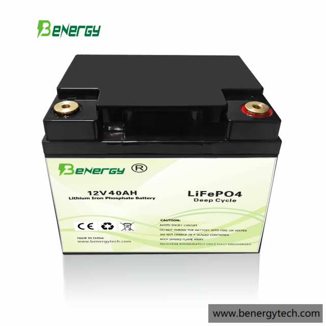 Lifepo4 Battery 12V 36AH 40AH High Capacity Long Life for Golf Trolley Cart Benergy