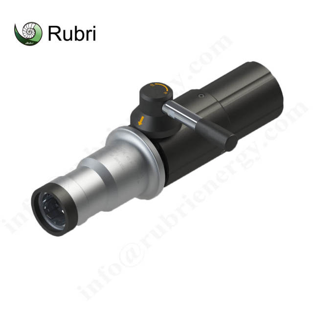 Hydrogen Refueling Nozzle High-Flow Breakaway Design for Forklifts and Sightseeing Vehicles Rubri