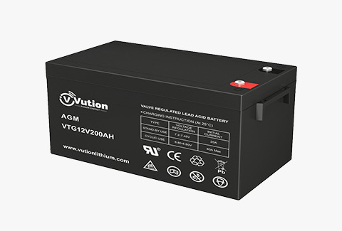 VTG AGM Gel Series Battery 12V Deep Cycle Maintenance-Free for Solar Energy and Backup Power Vution