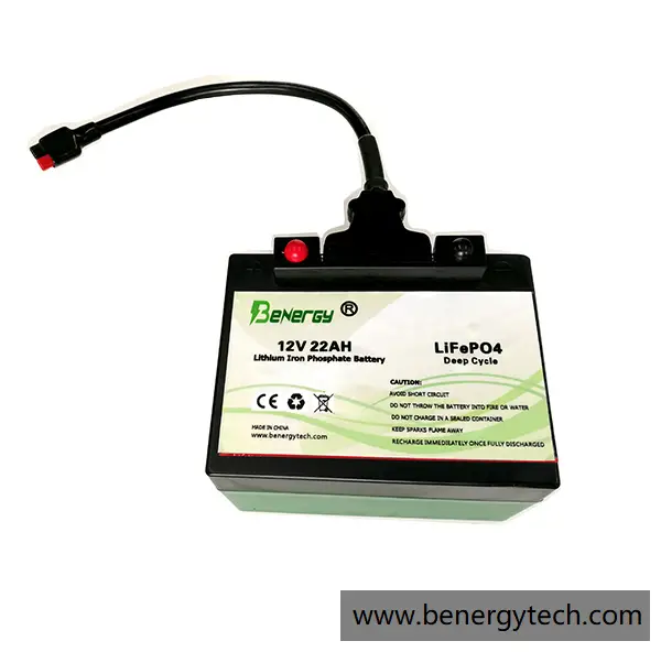 Golf Trolley Battery 12V 18Ah LiFePO4 Lightweight Long Cycle Life for Golf Cart Benergy