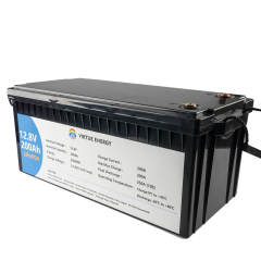 Rechargeable 12v 200ah LiFePO4 Battery Drop-in Replacement Lightweight Long-Life 4000+ Cycles for Solar RV Inverter Trolley Virtue
