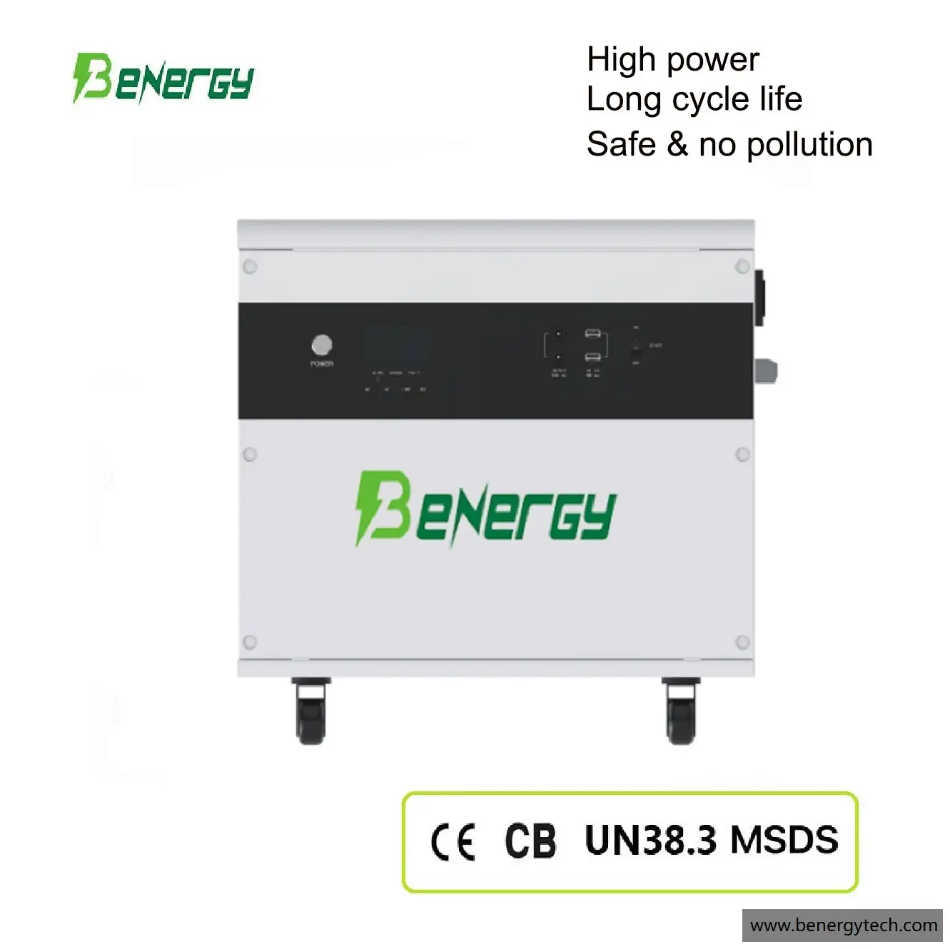 All In One system 2.56KWH Lithium Ion Battery 51.2V 100Ah Off Grid Solar Energy Storage System Benergy
