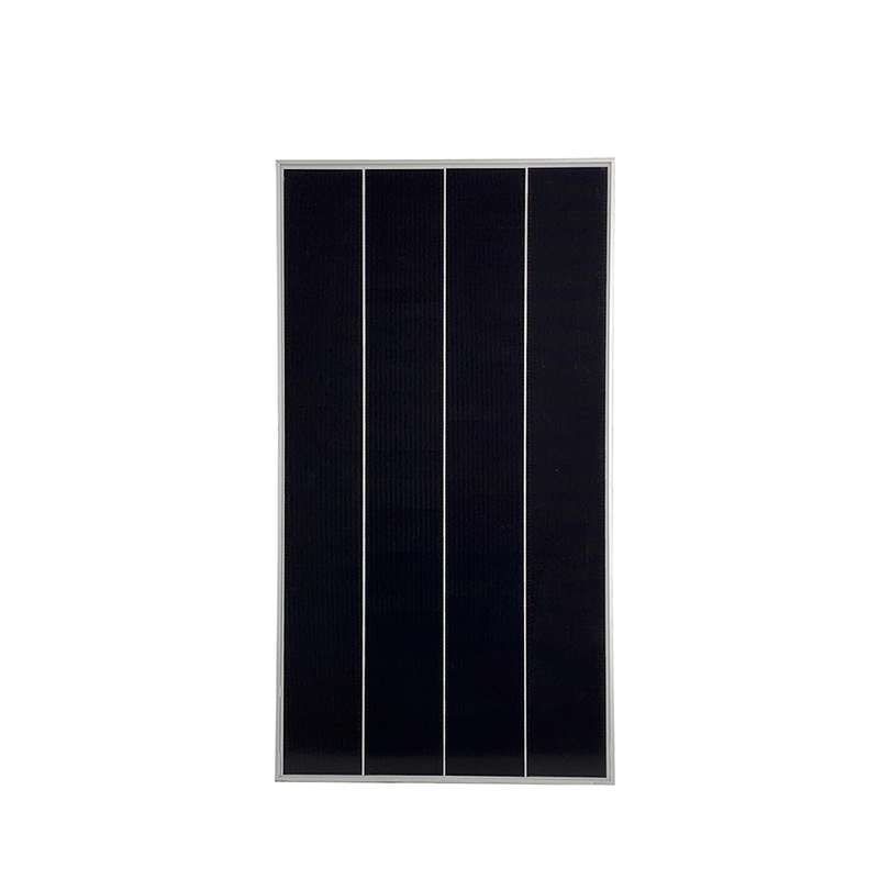 Shingled Small Solar Panel 30W-180W Full Black ETFE RV Caravan Solar Energy System