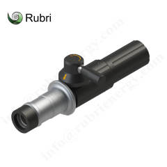 Hydrogen Refueling Nozzle High-Flow Breakaway Design for Forklifts and Sightseeing Vehicles Rubri