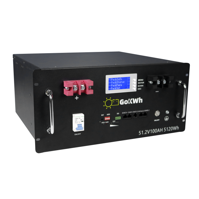 GoKWh 51.2V 100Ah LiFePO4 Rack-mounted Battery Storage High-Density Energy Solution for Home and Commercial Use
