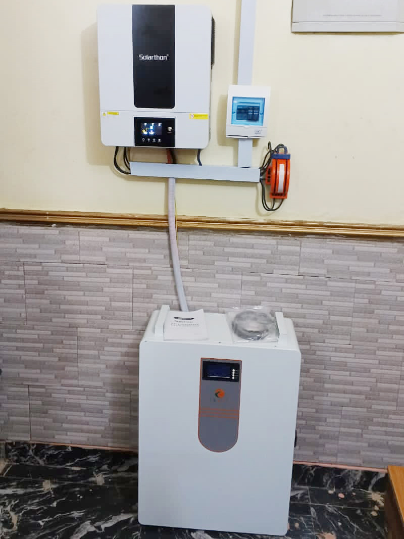 LEMAX 15kWh Lithium Battery LiFePO4 High-Capacity Solar Energy Storage for Home and Commercial Use with Solarthon Inverter Compatibility