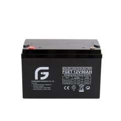 12V 90ah Lead Acid Deep Cycle AGM Rechargeable Solar Battery Maintenance-Free, Leak-Proof for Solar Energy Storage and Off-Grid Systems FGET