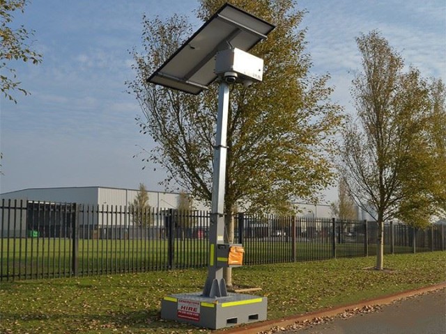 Mobile Surveillance Tower With Solar Generator 460W Mono Solar Panel 200Ah LFP Battery 4.5m Telescopic Mast for Construction Site Security BIGLUX