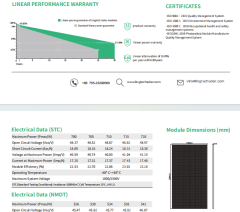 Lingtech 700W 710W 720W Solar Module N-type TopCon 23.2% Efficiency High Power for Commercial and Utility-Scale PV Plants