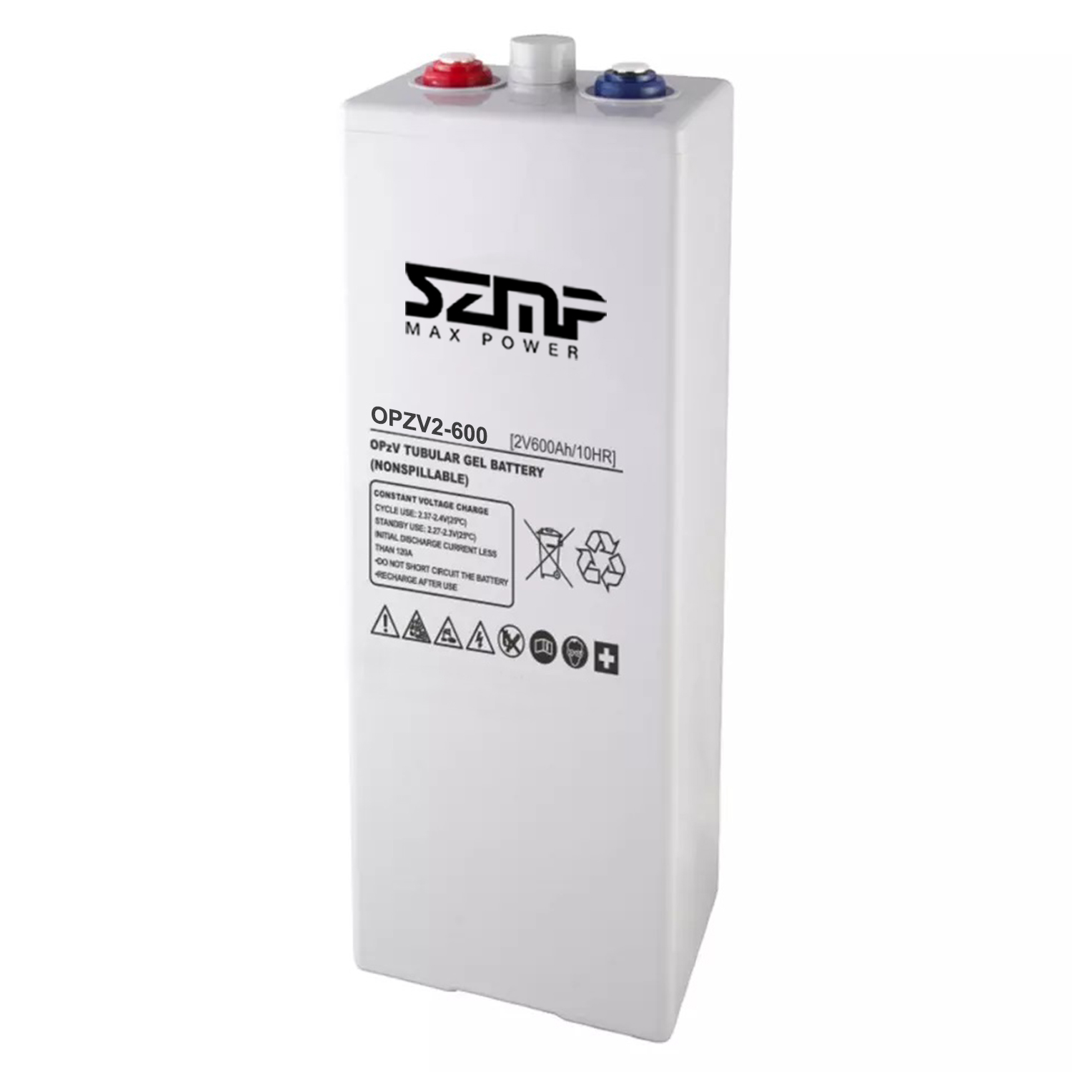 OPZV2-600 2V600AH Deep Cycle Gel Battery for Solar Energy Storage and Off-Grid Systems