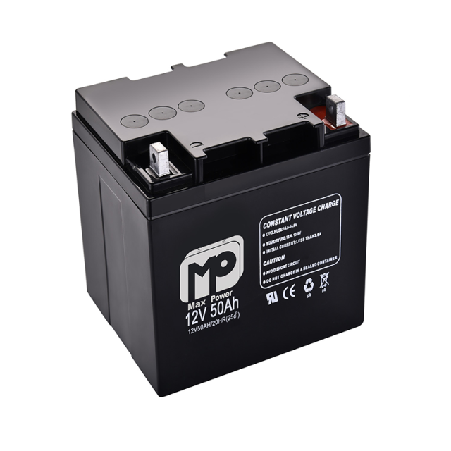 12V50AH Deep Cycle Sealed Lead Acid Battery for Solar Storage and Backup Power Systems